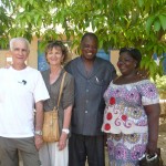 Théodore et Marie Rachel et Remy au burkina 