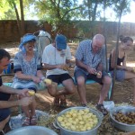 des kilos de pomme de terre à préparer